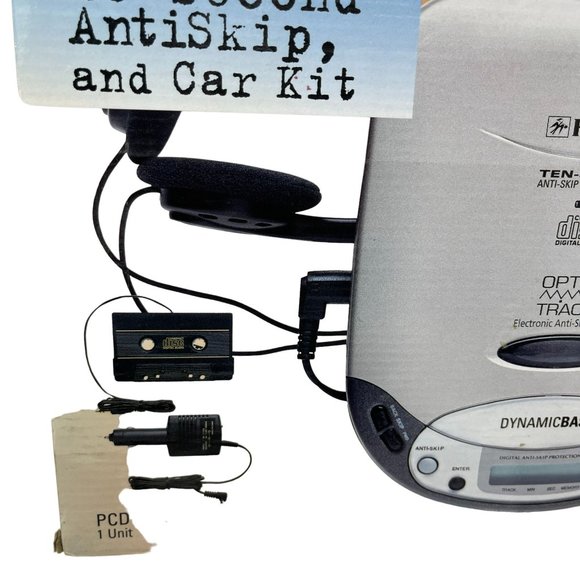 New Vintage‎ Fisher PCD-7350 Portable CD Compact Disc Player Slim Profile - Picture 12 of 14